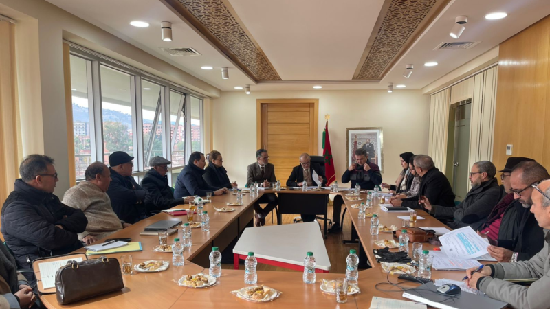 Séance de travail pour la préparation de la 40ème journée de l’Architecte sous le thème « Vers une synergie entre les architectes des secteurs public et privé pour un développement des territoires ruraux »
